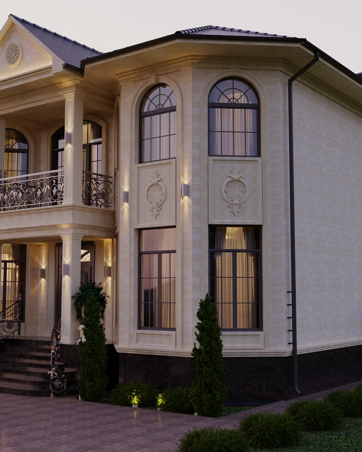 Дом в лёгкой классике, 450 м², Бишкек
