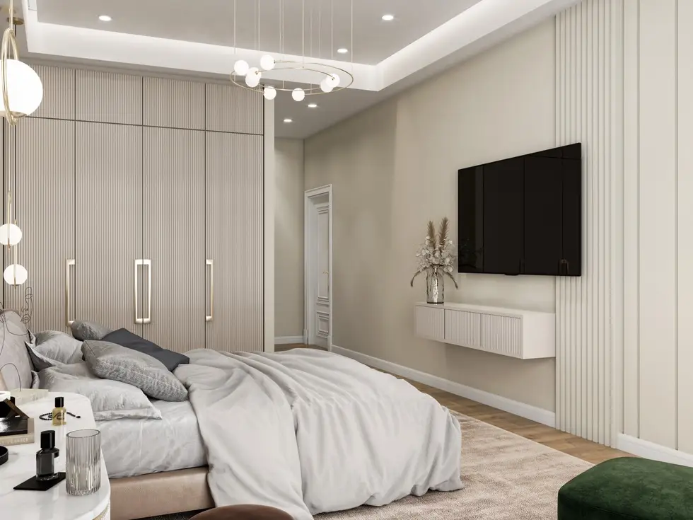 Квартира в неоклассике, 135 м²