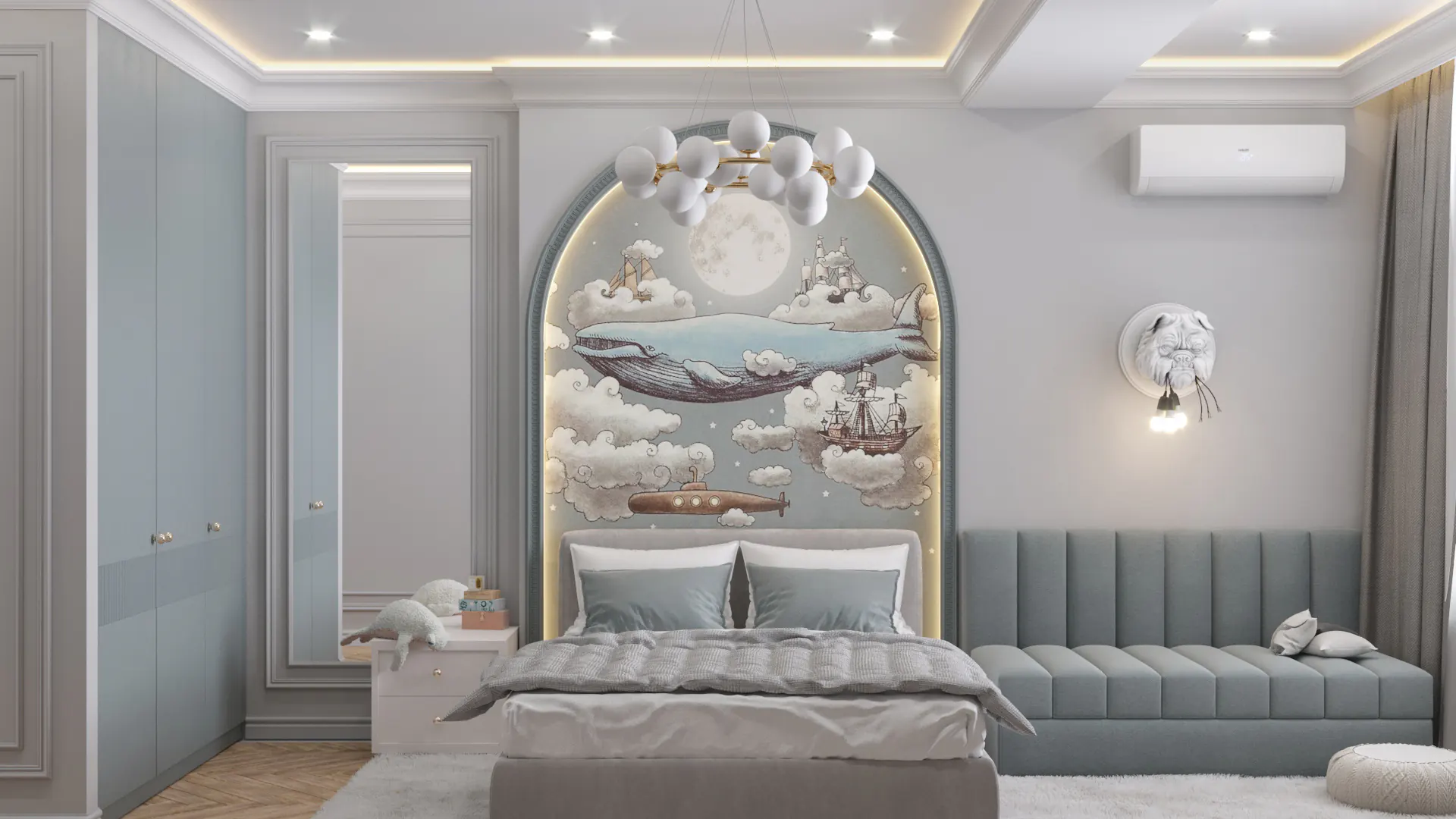 Квартира в классике, 120 м²